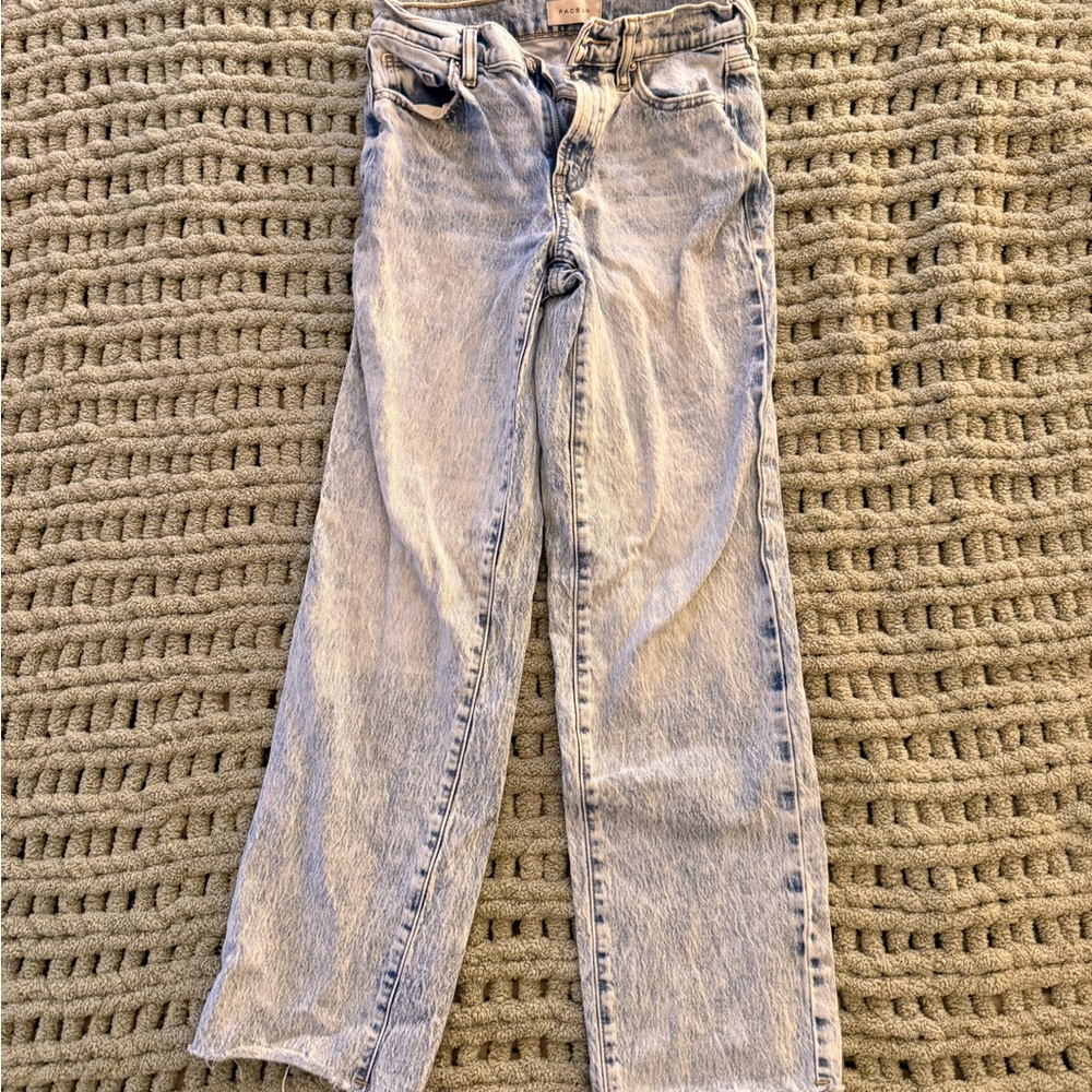 PacSun Light Blue Straight Leg Women's Jeans
